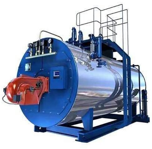 Solid fuel steam boiler on coal and biomass