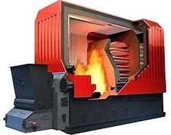 Thermal oil heater with heat conduction oil circuit